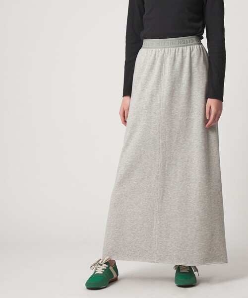 CITEN（シテン）の「＜CITEN＞スウェットロゴスカート（スカート・レディース・ダークグレー/ライトグレー・S/M）」の3枚目の写真