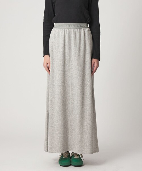 CITEN（シテン）の「＜CITEN＞スウェットロゴスカート（スカート・レディース・ダークグレー/ライトグレー・S/M）」の7枚目の写真