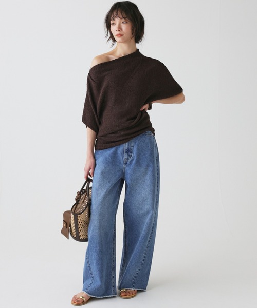 BABYLONE(バビロン)の「【ZOZOTOWN先行予約】ニュアンスドレープニット(ニット/セーター・レディース・ブラウン/オフホワイト/ベージュ・フリー)」の22枚目の写真