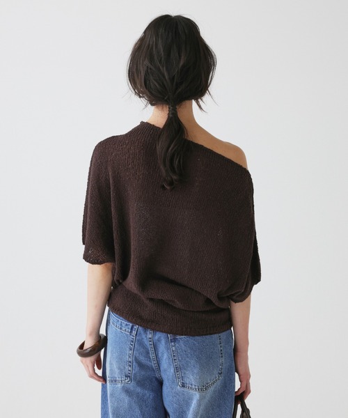 BABYLONE(バビロン)の「【ZOZOTOWN先行予約】ニュアンスドレープニット(ニット/セーター・レディース・ブラウン/オフホワイト/ベージュ・フリー)」の20枚目の写真