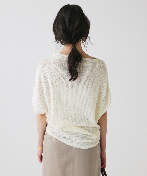 BABYLONE(バビロン)の「【ZOZOTOWN先行予約】ニュアンスドレープニット(ニット/セーター・レディース・ブラウン/オフホワイト/ベージュ・フリー)」の14枚目の写真