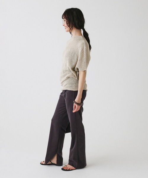 BABYLONE(バビロン)の「【ZOZOTOWN先行予約】ニュアンスドレープニット(ニット/セーター・レディース・ブラウン/オフホワイト/ベージュ・フリー)」の9枚目の写真