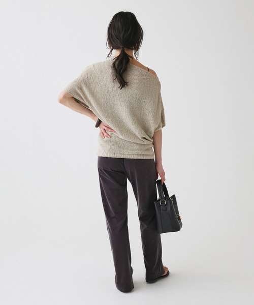 BABYLONE(バビロン)の「【ZOZOTOWN先行予約】ニュアンスドレープニット(ニット/セーター・レディース・ブラウン/オフホワイト/ベージュ・フリー)」の11枚目の写真