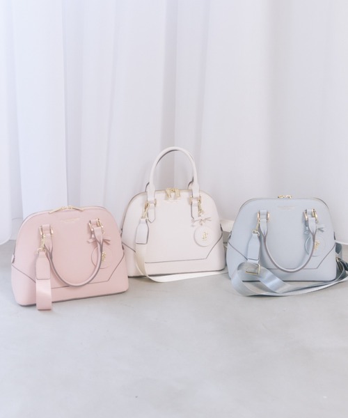 JILL by JILL STUART(ジルバイジルスチュアート)の「チャーム付きハンドバッグ(ハンドバッグ・レディース・ピンク/ピンク系その他/ブルー・FREE)」の3枚目の写真