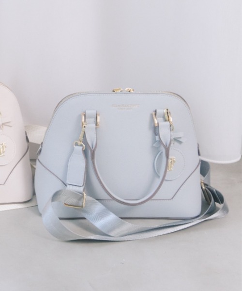 JILL by JILL STUART(ジルバイジルスチュアート)の「チャーム付きハンドバッグ(ハンドバッグ・レディース・ピンク/ピンク系その他/ブルー・FREE)」の2枚目の写真