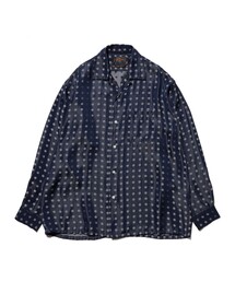 BEAMS PLUS | Open Collar Cupro Dot Pattern(シャツ/ブラウス)