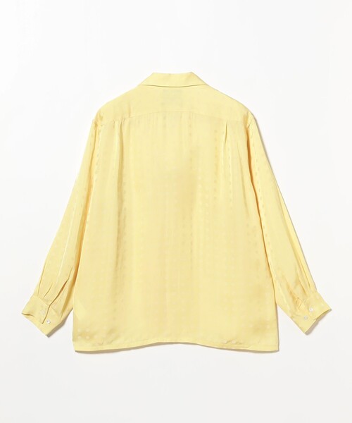 BEAMS PLUS(ビームスプラス)の「Open Collar Cupro Dot Pattern(シャツ/ブラウス・メンズ・ネイビー/イエロー・LARGE/MEDIUM/SMALL)」の9枚目の写真
