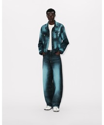 KENZO（ケンゾー）の「'KENZO Boke Heart' オーバーサイズ トラッカー ジャケット イン ジャパニーズ デニム（デニムジャケット）」