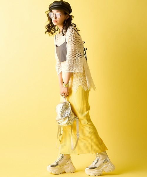 GEVS.(ジェイヴィス)の「レースTブラウス<大きいサイズ有>GEVS.(Tシャツ/カットソー・レディース・ブラック/オフホワイト・5L/4L/3L/LL/L/M)」の7枚目の写真