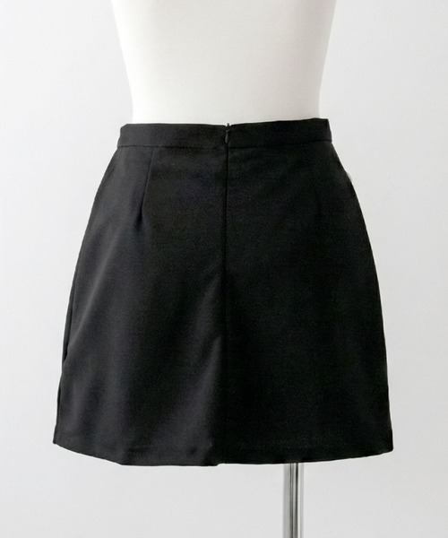 DearMyLoveRose(ディアマイラブローズ)の「スリット入り台形スカパン【select Item】(スカート・レディース・グレー/ブラック・3L/LARGE/MEDIUM)」の9枚目の写真
