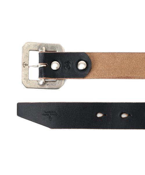 JOURNAL STANDARD relume（ジャーナルスタンダード　レリューム）の「Button Works / ボタンワークス 別注 ヴィンテージ スクエアバックル ベルト（ベルト・メンズ・その他・32/34）」の4枚目の写真