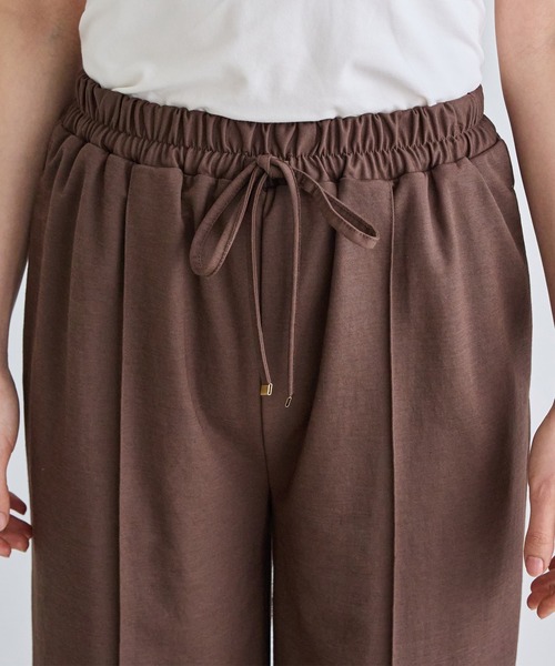 LAVEANGE（ラビアンジェ）の「【好機能シリーズ】接触冷感｜トリコットイージーパンツ（その他パンツ・レディース・ブラック/ドット/インディゴブルー/ダークブラウン・M/LL/3L/4L/5L）」の8枚目の写真