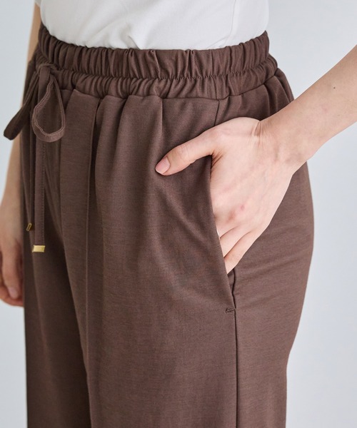 LAVEANGE（ラビアンジェ）の「【好機能シリーズ】接触冷感｜トリコットイージーパンツ（その他パンツ・レディース・ブラック/ドット/インディゴブルー/ダークブラウン・M/LL/3L/4L/5L）」の9枚目の写真