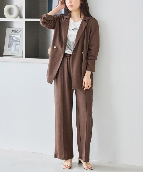 LAVEANGE（ラビアンジェ）の「【好機能シリーズ】接触冷感｜トリコットイージーパンツ（その他パンツ・レディース・ブラック/ドット/インディゴブルー/ダークブラウン・M/LL/3L/4L/5L）」の16枚目の写真