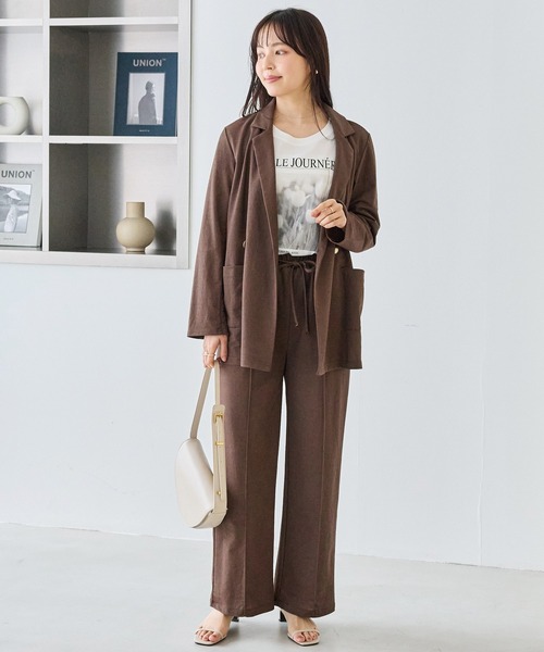 LAVEANGE（ラビアンジェ）の「【好機能シリーズ】接触冷感｜トリコットイージーパンツ（その他パンツ・レディース・ブラック/ドット/インディゴブルー/ダークブラウン・M/LL/3L/4L/5L）」の17枚目の写真