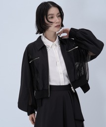 HARE | メッシュキリカエショートブルゾン(HARE)(ブルゾン)