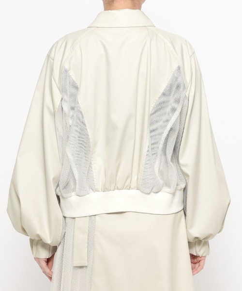 HARE(ハレ)の「メッシュキリカエショートブルゾン(HARE)(ブルゾン・レディース・ブラック/ホワイト・FREE)」の18枚目の写真