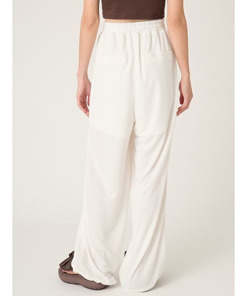 FRAY I.D（フレイアイディー）の「【LUMISHADE】ドロストウエストゴムパンツ／UVカット・ウォッシャブル（その他パンツ・レディース・ライトブルー/ブラック/ホワイト・F）」の11枚目の写真