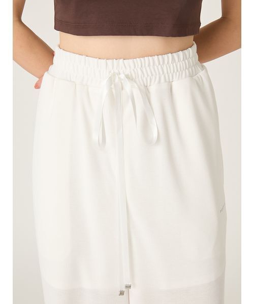 FRAY I.D（フレイアイディー）の「【LUMISHADE】ドロストウエストゴムパンツ／UVカット・ウォッシャブル（その他パンツ・レディース・ライトブルー/ブラック/ホワイト・F）」の9枚目の写真