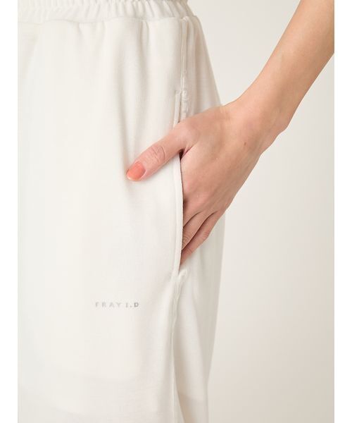 FRAY I.D（フレイアイディー）の「【LUMISHADE】ドロストウエストゴムパンツ／UVカット・ウォッシャブル（その他パンツ・レディース・ライトブルー/ブラック/ホワイト・F）」の8枚目の写真