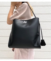 Q | ヒネリ金具ビッグトートバッグ(トートバッグ)