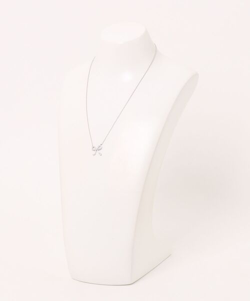 Heather(ヘザー)の「リボンラインストーンネックレス 659919(ネックレス・レディース・ゴールド/シルバー・ONE SIZE)」の7枚目の写真