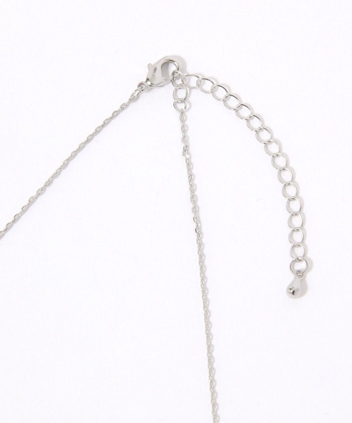 Heather(ヘザー)の「リボンラインストーンネックレス 659919(ネックレス・レディース・ゴールド/シルバー・ONE SIZE)」の4枚目の写真