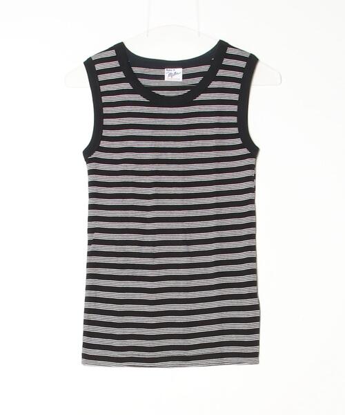 MILLER(ミラー)の「miller/ミラー Prib Tank Top リブタンクトップ(タンクトップ・レディース・その他13/ライム/ネイビー/ピンク系その他4/アイボリー/ブラック/ブラック系その他/グレー/その他1・F)」の1枚目の写真