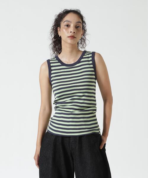 MILLER(ミラー)の「miller/ミラー Prib Tank Top リブタンクトップ(タンクトップ・レディース・その他13/ライム/ネイビー/ピンク系その他4/アイボリー/ブラック/ブラック系その他/グレー/その他1・F)」の5枚目の写真