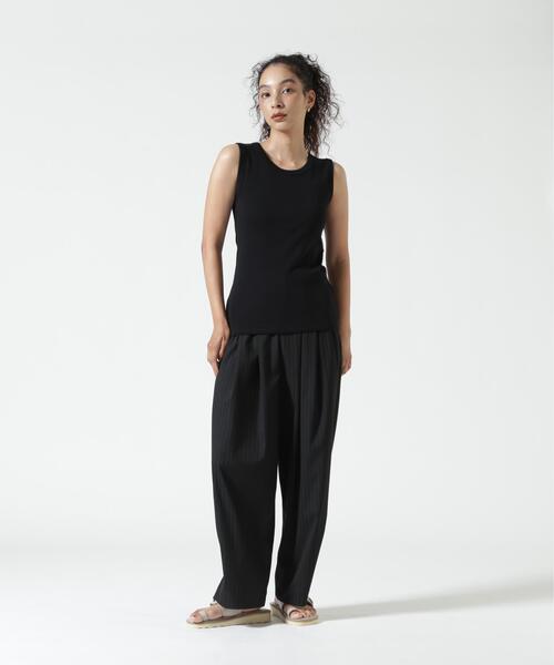 MILLER(ミラー)の「miller/ミラー Prib Tank Top リブタンクトップ(タンクトップ・レディース・その他13/ライム/ネイビー/ピンク系その他4/アイボリー/ブラック/ブラック系その他/グレー/その他1・F)」の11枚目の写真