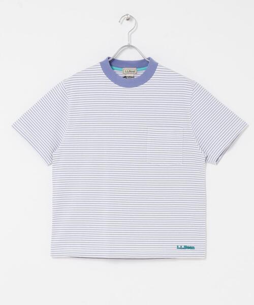 L.L.Bean（エルエルビーン）の「L.L.Bean JAPAN EDITION SHORTSLEEVESTRIPEDT-SHIRTS（Tシャツ/カットソー・レディース・ピンク系その他/ブルー系その他・MEDIUM）」の6枚目の写真