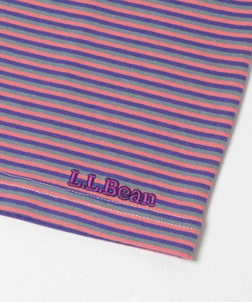 L.L.Bean（エルエルビーン）の「L.L.Bean JAPAN EDITION SHORTSLEEVESTRIPEDT-SHIRTS（Tシャツ/カットソー・レディース・ピンク系その他/ブルー系その他・MEDIUM）」の5枚目の写真