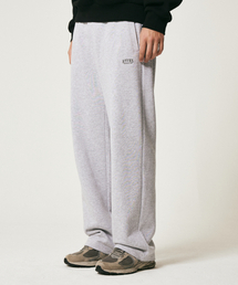 RAYFIKERS（レイフィカース）の「スモール刺繍ワイドスウェットパンツ MQ6PU179_MELANGE GREY（スウェットパンツ）」