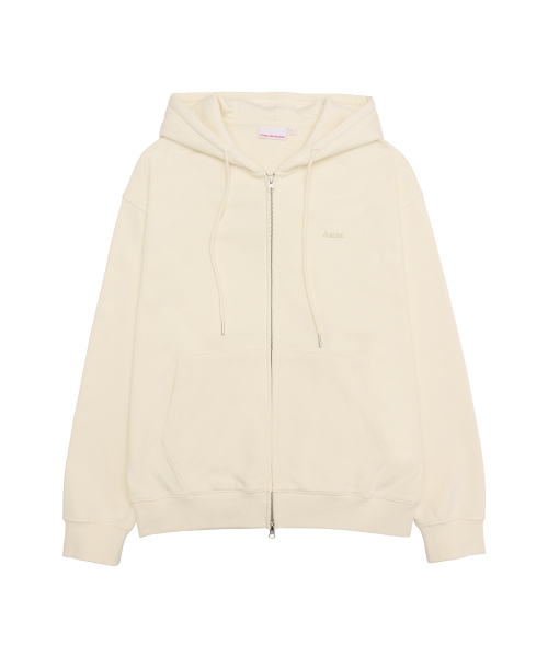 AMESWORLDWIDE(アメスワールドワイド)の「BASIC SMALL LOGO HOODIE ZIP UP CREAM(パーカー・レディース・その他・LARGE/SMALL/MEDIUM)」の11枚目の写真
