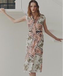 PINKY&DIANNE（ピンキーアンドダイアン）の「◆バロックスカーフプリントワンピース（ワンピース）」