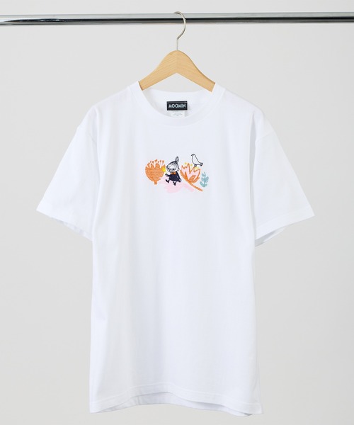 MOOMIN(ムーミン)の「【 MOOMIN / ムーミン 】 リトルミイの日 Tシャツ WNI(Tシャツ/カットソー・レディース・ホワイト/ネイビー・FREE)」の1枚目の写真
