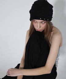 CHICKS（チックス）の「スタービーニー ブラック（ニットキャップ/ビーニー）」