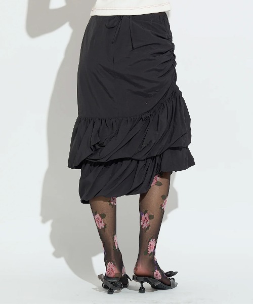 ANNA SUI NYC(アナ スイ エヌ ワイ シー)の「ANNA SUI NYC/アナ スイ エヌワイシー/ゴールドフィッシュスカート(スカート・レディース・ブラック/ピンク/ベージュ・F)」の20枚目の写真