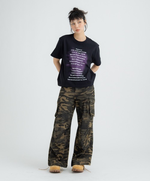 FLUKE HOLIC(フロックホリック)の「Heart embroidery logo TEE(Tシャツ/カットソー・レディース・ブラック/ホワイト/グレー・LARGE/MEDIUM/SMALL)」の18枚目の写真