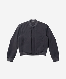 BLR（ビーエルアール）の「Curved Line Flight Jacket Charcoal（その他アウター）」