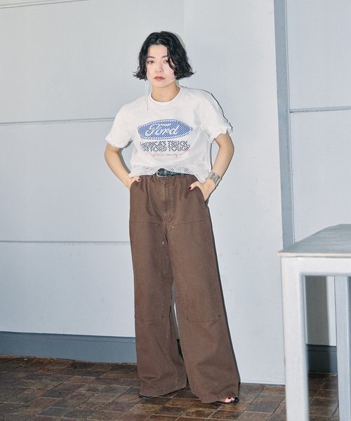 CITYSHOP(シティーショップ)の「KNEE PATCH パンツ(その他パンツ・レディース・ピンク/ブラック/ブラウン系その他・36/38)」の5枚目の写真