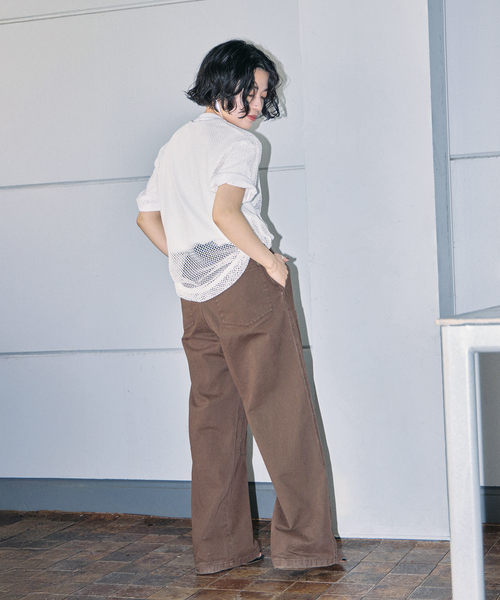 CITYSHOP(シティーショップ)の「KNEE PATCH パンツ(その他パンツ・レディース・ピンク/ブラック/ブラウン系その他・36/38)」の6枚目の写真