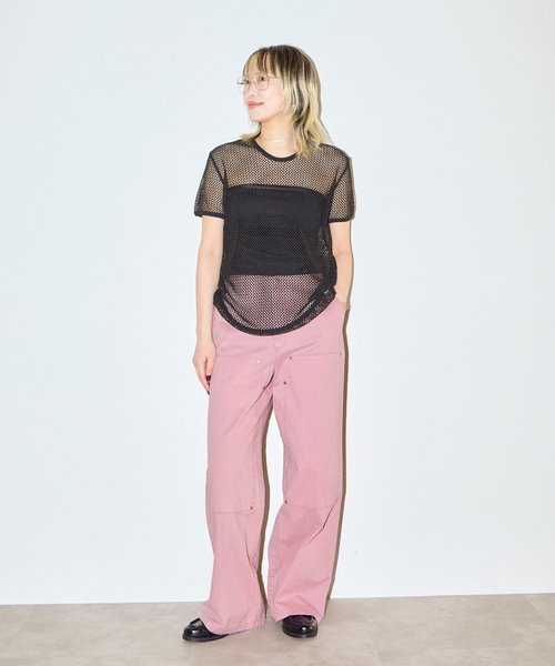 CITYSHOP(シティーショップ)の「KNEE PATCH パンツ(その他パンツ・レディース・ピンク/ブラック/ブラウン系その他・36/38)」の4枚目の写真