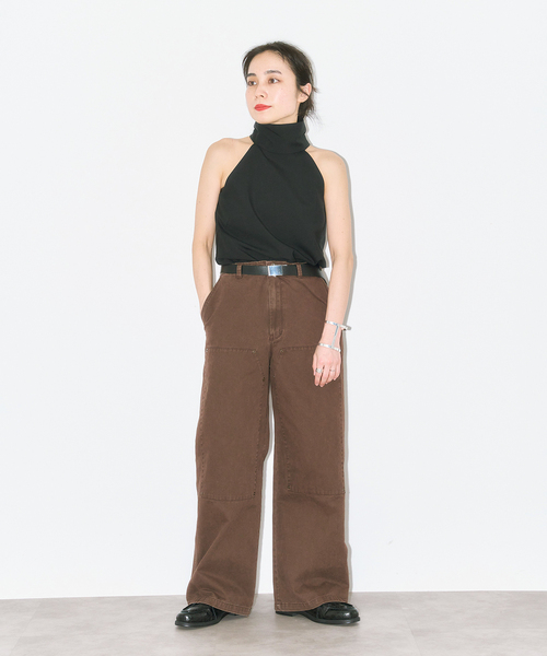 CITYSHOP(シティーショップ)の「KNEE PATCH パンツ(その他パンツ・レディース・ピンク/ブラック/ブラウン系その他・36/38)」の7枚目の写真