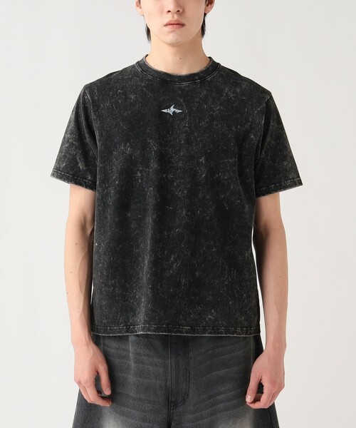 BEAMS HEART(ビームスハート)の「【6/18値下げ】メタリックプリント ワンポイントTシャツ(ユニセックス)(Tシャツ/カットソー・メンズ・ブラック/ベージュ・LARGE/SMALL/MEDIUM)」の9枚目の写真