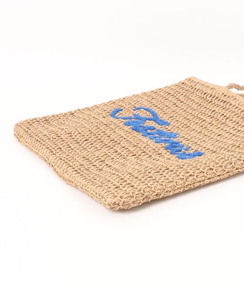 MILLION CARATS(ミリオンカラッツ)の「サガラ刺繍が映える、軽やかペーパーメッシュの夏映えフラットトートバッグ ※A4対応・軽量(トートバッグ・レディース・オフホワイト/グレー/チャコールグレー/ベージュ・FREE)」の19枚目の写真