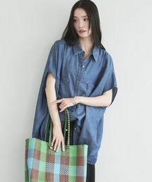 やわらか/新色追加！毎年即完売アイテム】ソフトデニム2WAYシャツ