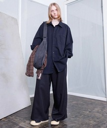 【VOAAOV】ROUTINE Tuck Wide Pants