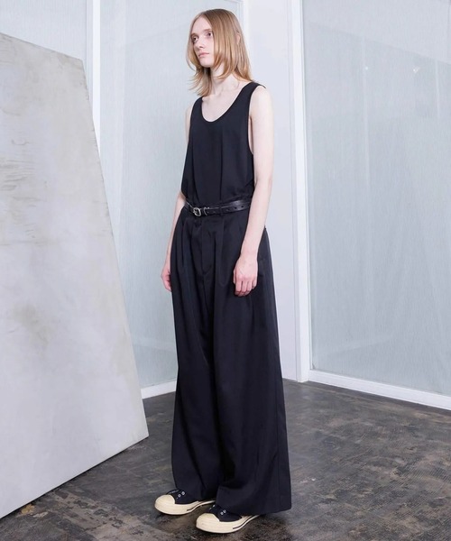 VOAAOV（ヴォアーブ）の「【VOAAOV】ROUTINE Tuck Wide Pants（スラックス・メンズ・ベージュ/ネイビー/ライトグレー/ブラック・1/0）」の8枚目の写真