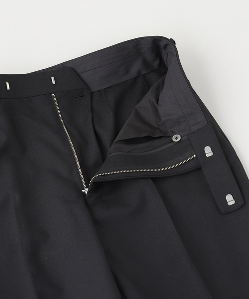 EDIFICE(エディフィス)の「Fumiya Hirano(フミヤヒラノ) Carnaby BLK Solid Trousers(スラックス・メンズ・ブラック・40/38/36)」の5枚目の写真